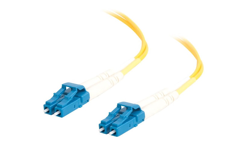 C2G 2m LC-LC 9/125 Duplex Single Mode OS2 Fiber Cable - Yellow - 6ft