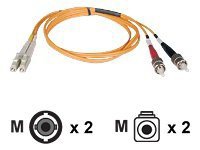 Tripp Lite 82’ LC/ST Duplex MMF Fiber Cable, 62.5/125, 25 Meter ST/LC
