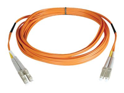 Eaton Tripp Lite Series Duplex Multimode 62.5/125 Fiber Patch Cable (LC/LC), 0.3M (1 ft.) - patch cable - 0.3 m - orange