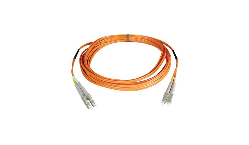 Eaton Tripp Lite Series Duplex Multimode 62.5/125 Fiber Patch Cable (LC/LC), 0.3M (1 ft.) - patch cable - 0.3 m - orange