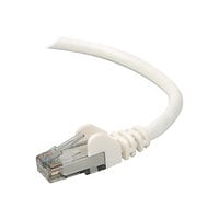 Belkin Cat6 8ft White Ethernet Patch Cable, UTP, 24 AWG, Snagless, Molded, RJ45, M/M, 8'