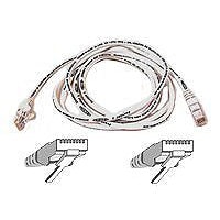 Belkin Cat6 6ft White Ethernet Patch Cable, UTP, 24 AWG, Snagless, Molded, RJ45, M/M, 6'