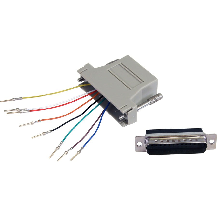 StarTech.com DB25 to RJ45 Modular Adapter - M/F - Serial Adapter