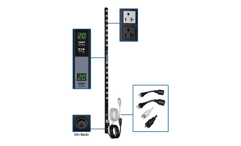 Eaton Tripp Lite Series PDU Metered Dual Circuit 120V 20A 32 5-15