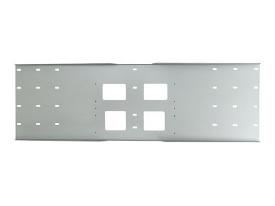 Peerless External Wall Plate WSP724 - mounting component - black