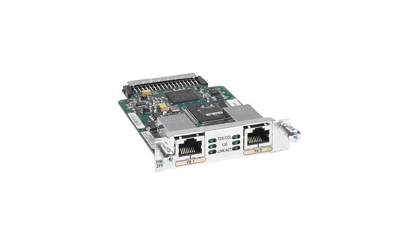 Cisco Fast Ethernet Layer 3 HWIC Interface Card - 2 Port