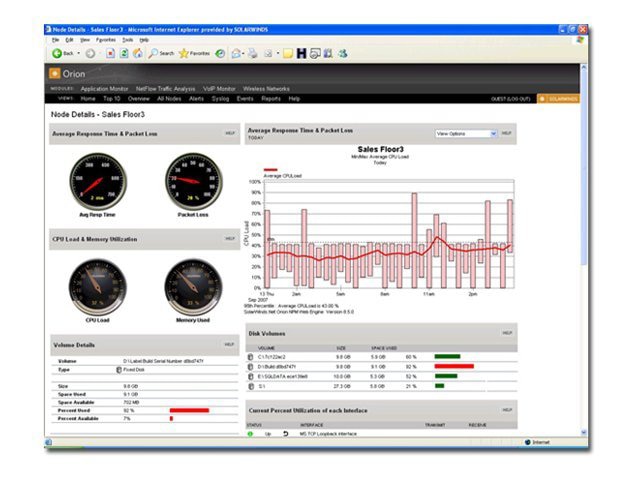 Thumbnail 2 of 5 for SolarWinds Network Performance Monitor (v. 8) - upgrade license - up to 500 elements