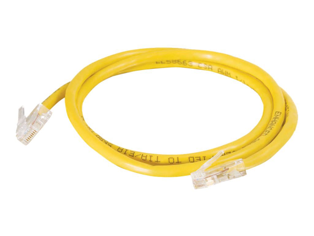 C2G 3ft Cat5e Non-Booted Unshielded (UTP) Ethernet Cable - Cat5e Network Crossover Cable - Yellow