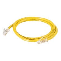 C2G Cat5e Non-Booted Unshielded (UTP) Network Crossover Patch Cable - crossover cable - 3 ft - yellow