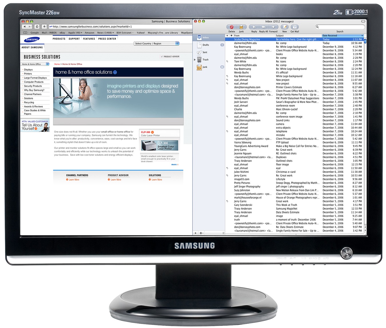 Samsung SyncMaster 226BW 22" LCD Display 
