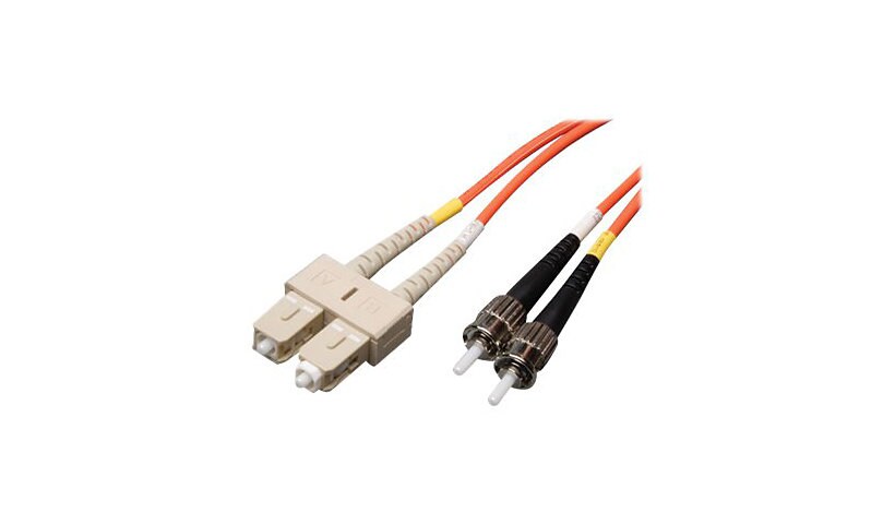 Tripp Lite 1.2 Meter SC/ST Dup MMF Fiber Patch Cable 62.5/125, 4ft, ST/SC
