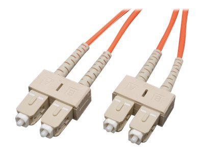 Tripp Lite 0.3M Duplex Multimode 62.5/125 Fiber Optic Patch Cable SC/SC 1' 1ft 0.3 Meter - patch cable - 0.3 m - orange