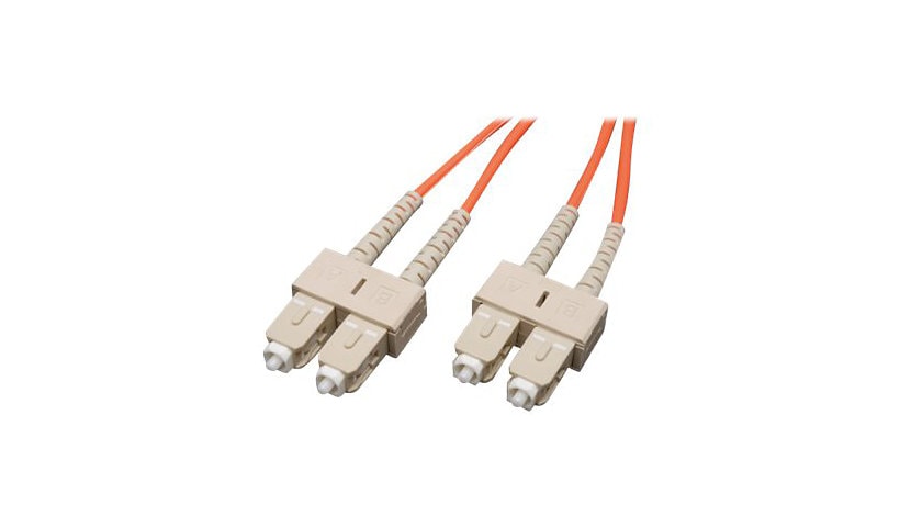 Eaton Tripp Lite Series Duplex Multimode 62.5/125 Fiber Patch Cable (SC/SC), 0.6M (2 ft.) - patch cable - 0.6 m - orange