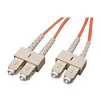 Eaton Tripp Lite Series Duplex Multimode 62.5/125 Fiber Patch Cable (SC/SC), 0.6M (2 ft.) - patch cable - 0.6 m - orange