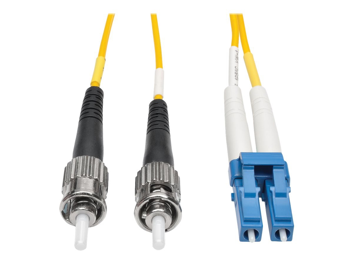 Eaton Tripp Lite Series Duplex Singlemode 9/125 Fiber Patch Cable (LC/ST), 30M (100 ft.) - patch cable - 30 m - yellow