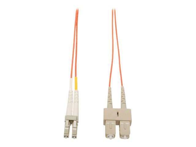 Eaton Tripp Lite Series Duplex Multimode 62.5/125 Fiber Patch Cable (LC/SC), 15M (50 ft.) - patch cable - 15 m - orange