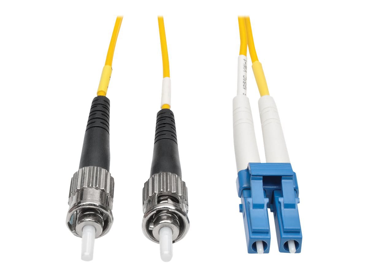 Eaton Tripp Lite Series Duplex Singlemode 9/125 Fiber Patch Cable (LC/ST), 1M (3 ft.) - patch cable - 1 m - yellow