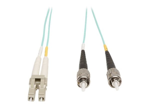 TRIPP 5M FIBER OM3 LC/ST AQUA 16FT