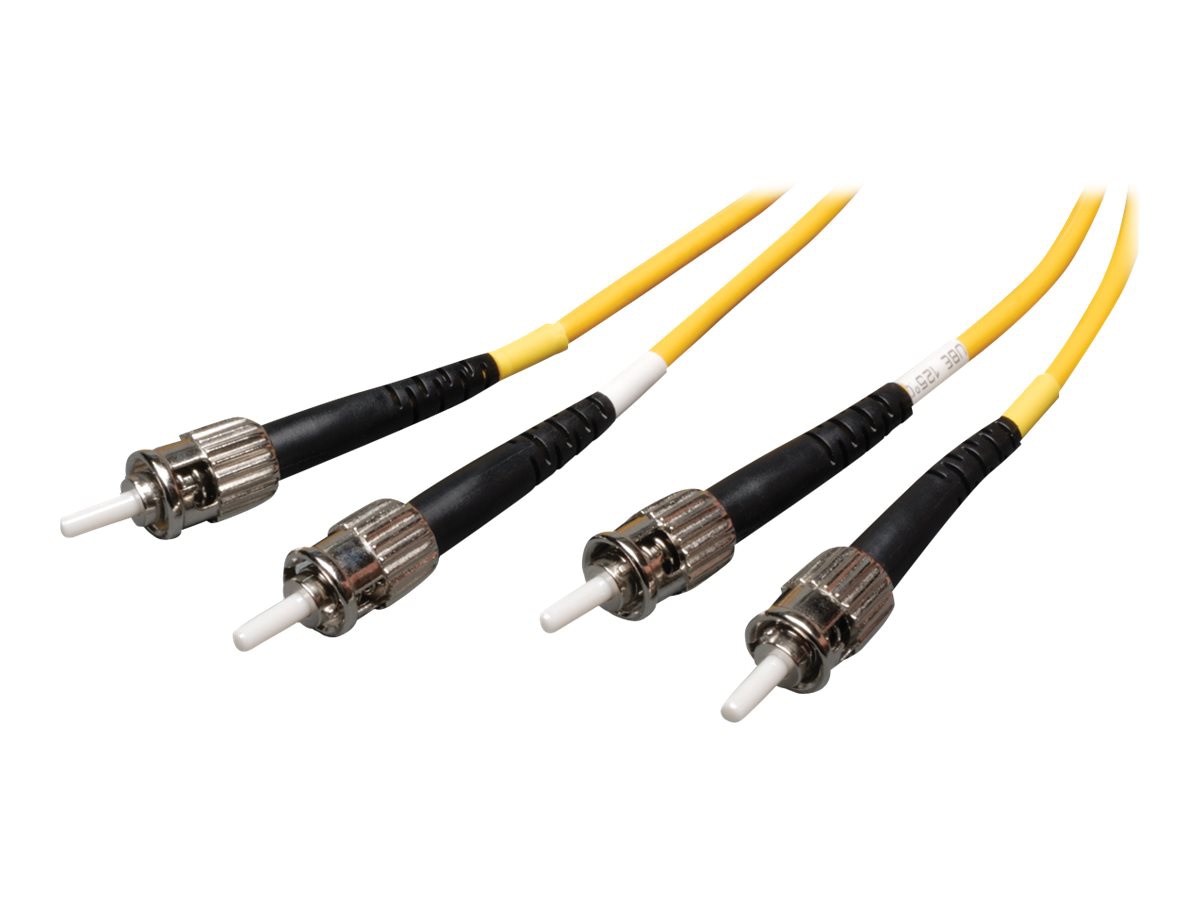 Eaton Tripp Lite Series Duplex Singlemode 9/125 Fiber Patch Cable (ST/ST), 3M (10 ft.) - patch cable - 3 m - yellow