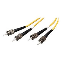 Eaton Tripp Lite Series Duplex Singlemode 9/125 Fiber Patch Cable (ST/ST), 3M (10 ft.) - patch cable - 3 m - yellow