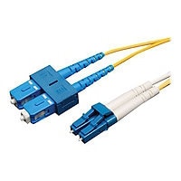 Tripp Lite 15M Duplex Singlemode 9/125 Fiber Optic Patch Cable LC/SC 50' 50ft 15 Meter - patch cable - 15 m - yellow