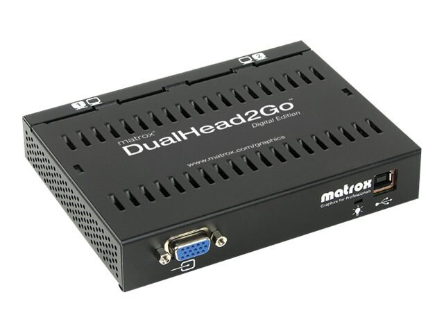 Matrox Graphics eXpansion Module DualHead2Go - Analog Edition - video converter