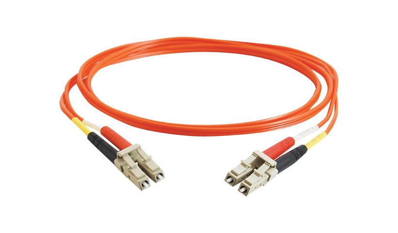 C2G 4m LC-LC 62.5/125 OM1 Duplex Multimode PVC Fiber Optic Cable - Orange - patch cable - 4 m - orange