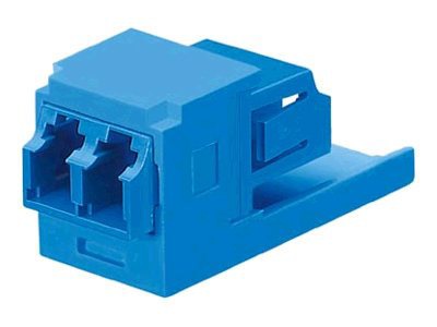 Panduit MINI-COM LC Sr./Sr. Fiber Optic Adapter Module - modular insert