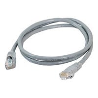 C2G Cat5e Snagless Unshielded (UTP) Network Patch Cable - patch cable - 100 ft - gray