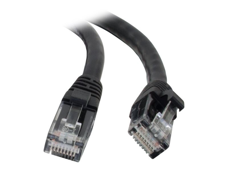 C2G 25ft Cat5e Snagless Unshielded (UTP) Ethernet Cable - Cat5e Network Patch Cable - PoE - Black