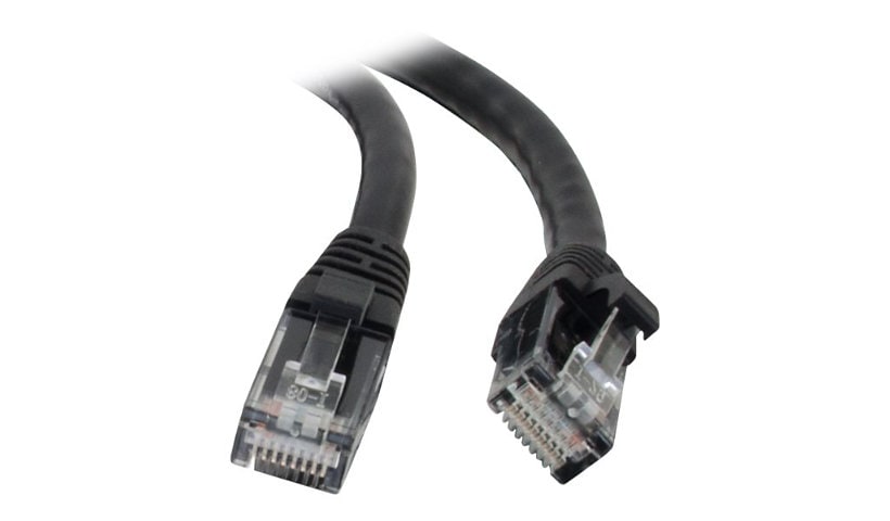 C2G 25ft Cat5e Snagless Unshielded (UTP) Ethernet Cable - Cat5e Network Patch Cable - PoE - Black