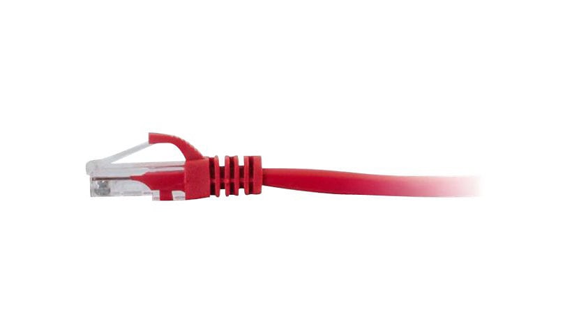 C2G Cat5e Snagless Unshielded (UTP) Network Patch Cable - patch cable - 25 ft - red