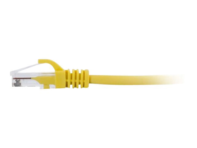 Thumbnail 2 of 6 for C2G Cat5e Snagless Unshielded (UTP) Network Patch Cable - patch cable - 1 ft - yellow
