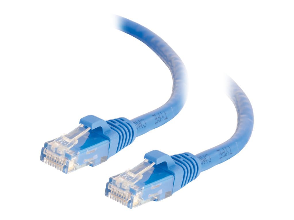 C2G 50ft Cat6 Snagless Unshielded (UTP) Ethernet Cable - Cat6 Network Patch Cable - PoE - Blue