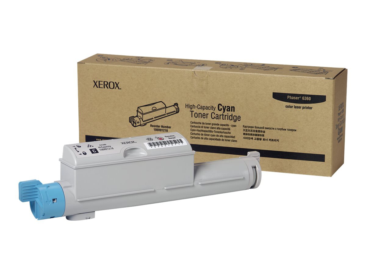 Xerox Phaser 6360 - High Capacity - cyan - original - toner cartridge