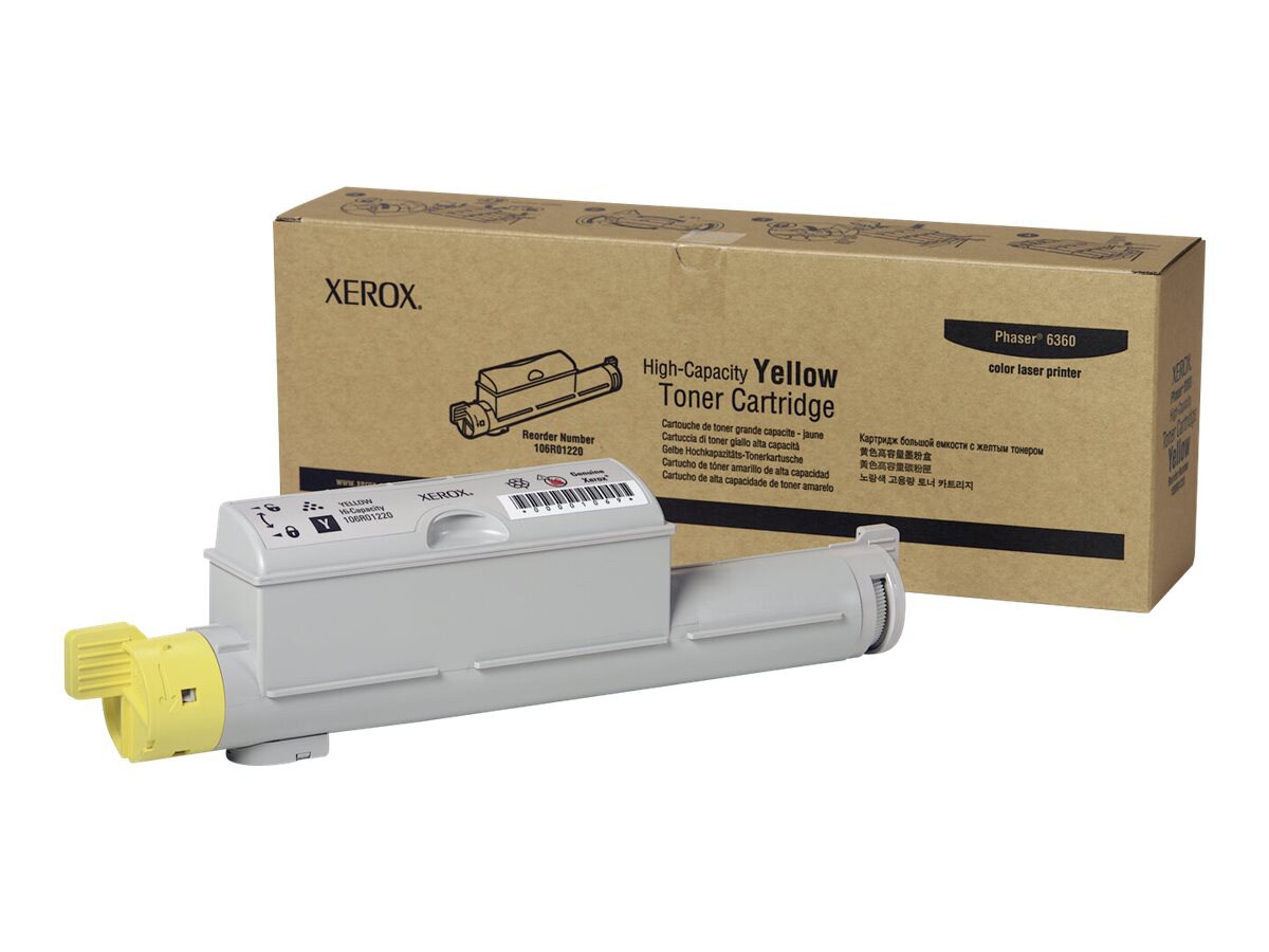 Xerox Phaser 6360 - High Capacity - yellow - original - toner cartridge