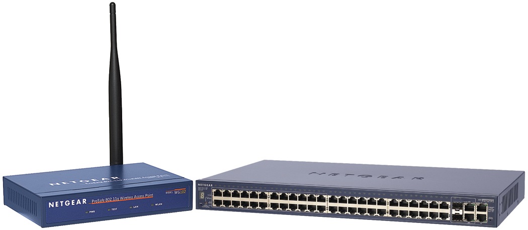 NETGEAR FS752TPS Stackable PoE Smart Switch & Wireless AP