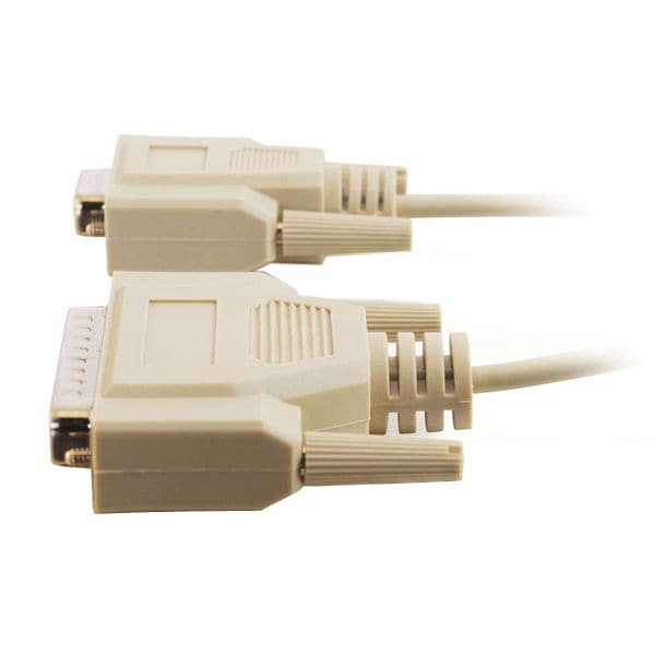 Thumbnail 4 of 4 for C2G 6ft DB25 to DB9 Serial RS232 Null Modem Cable - M/F