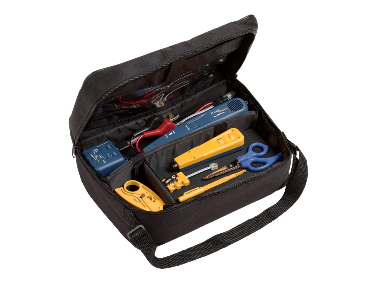 Fluke Networks Electrical Contractor Telecom Kit II with Pro3000 T&P Kit - network tester kit