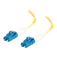 C2G 5m LC-LC 9/125 Duplex Single Mode OS2 Fiber Cable - Yellow - 16ft