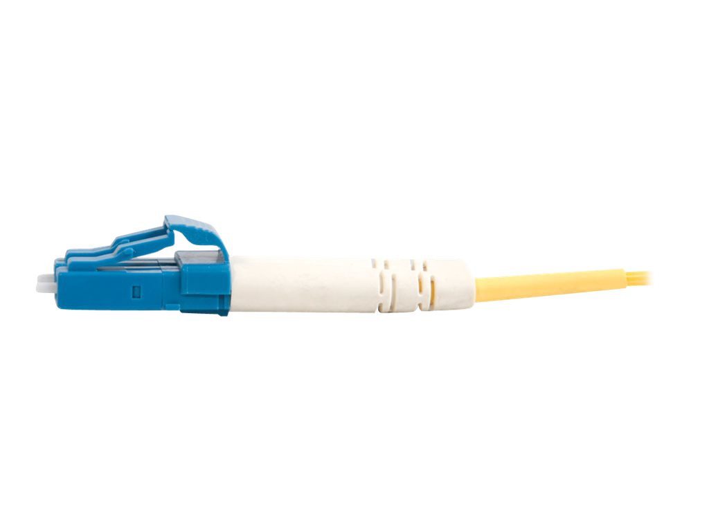 Thumbnail 3 of 4 for C2G 5m LC-LC 9/125 Duplex Single Mode OS2 Fiber Cable - Yellow - 16ft - patch cable - 5 m - yellow