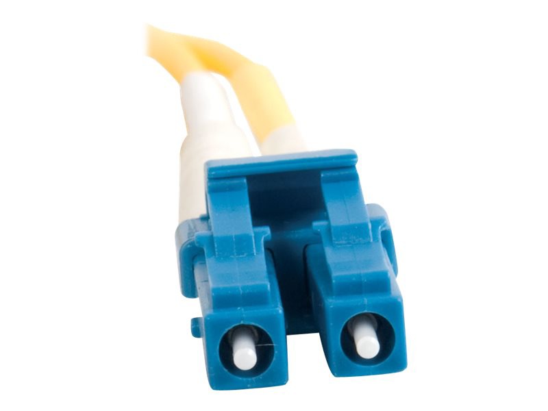 Thumbnail 4 of 4 for C2G 5m LC-LC 9/125 Duplex Single Mode OS2 Fiber Cable - Yellow - 16ft - patch cable - 5 m - yellow