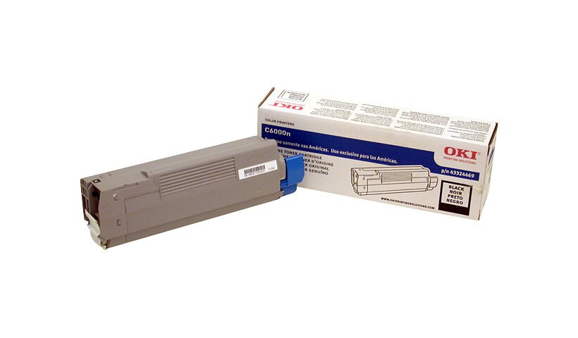 OKI C6000n/C6000dn Black Toner Cartridge