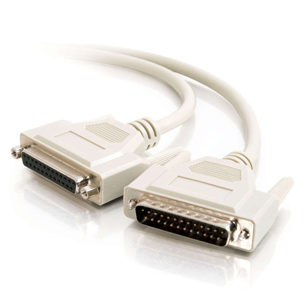 C2G 6ft DB25 to Serial RS232 Extension Cable -M/F