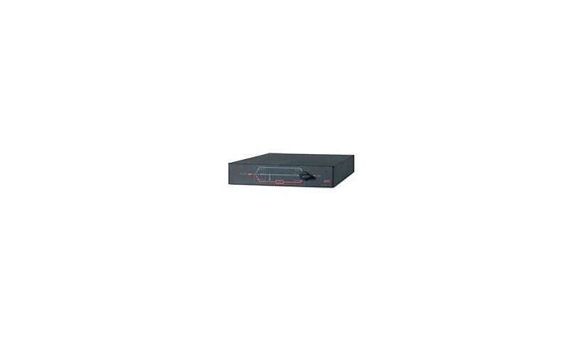 APC 19" Rack Mountable 24A Maintenance Bypass Panel