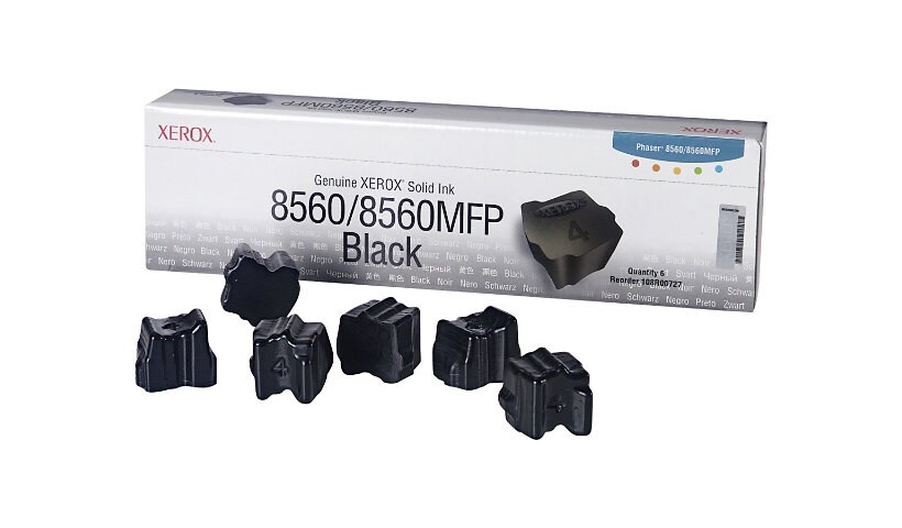 Xerox Phaser 8560MFP - 6-pack - black - solid inks