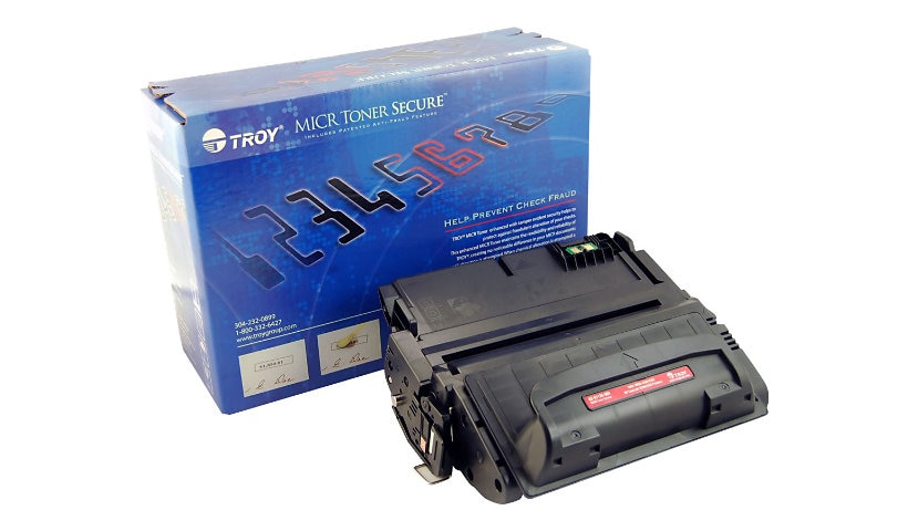 TROY MICR Toner Secure 4250/4350 - noir - compatible - cartouche toner pour imprimante MICR (alternative pour : HP Q5942A)