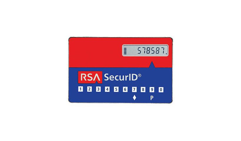 RSA SecurID SD520 PINpad Token 3 Year 25-pack