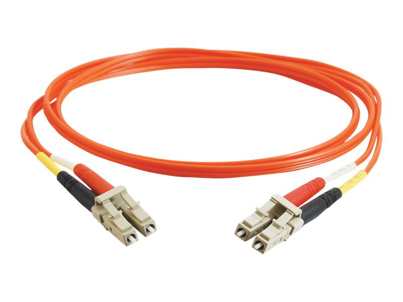 C2G 30m LC-LC 62.5/125 OM1 Duplex Multimode Fiber Cable - Orange