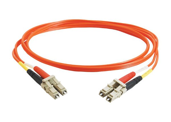 C2G 30m LC-LC 62.5/125 OM1 Duplex Multimode Fiber Cable - Orange
